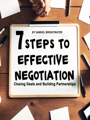 cover image of 7 Steps to Effective Negotiation